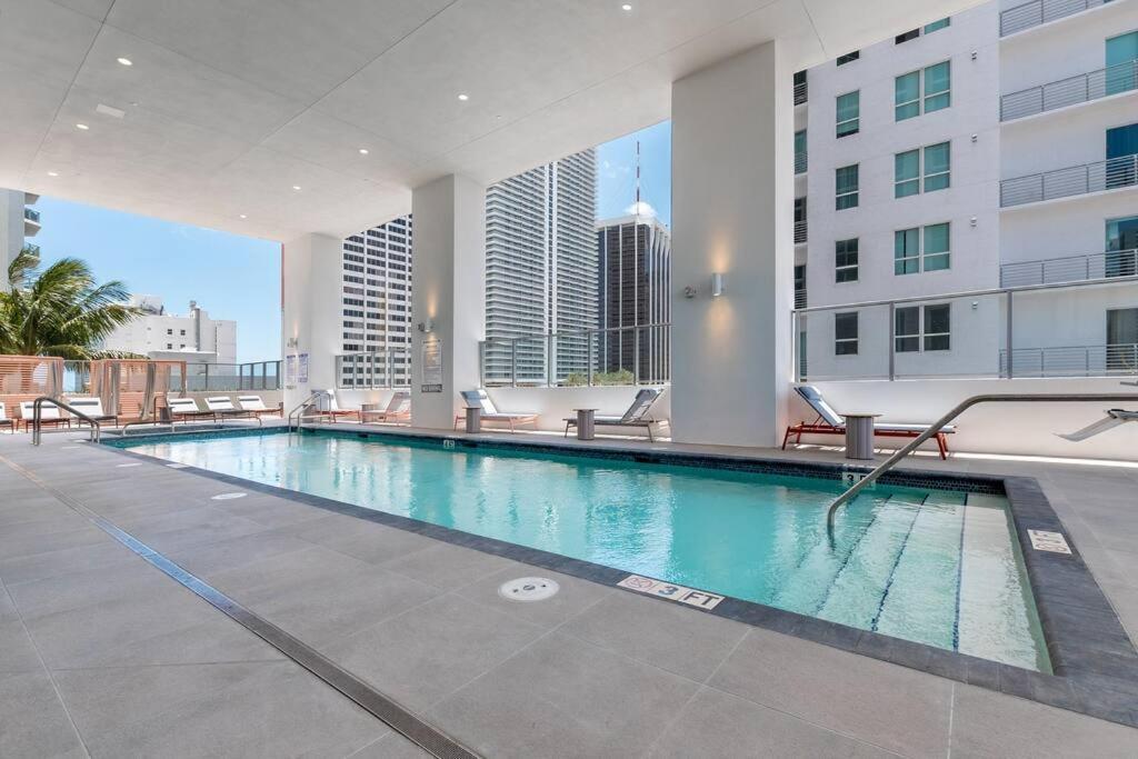 Apartamento Stylish Modern Downtown Studio Free Parking Miami Exterior foto