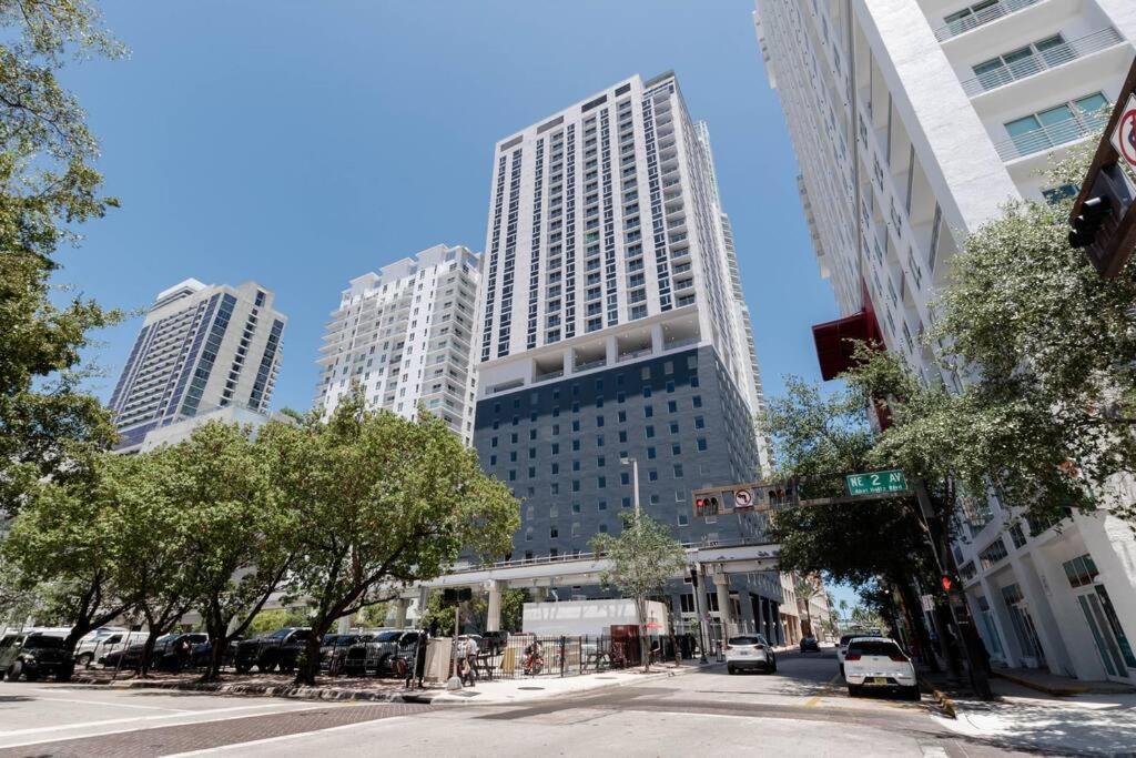 Apartamento Stylish Modern Downtown Studio Free Parking Miami Exterior foto